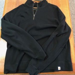 Carhartt black quarter-zip.